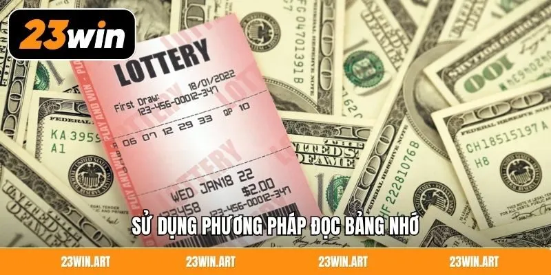 Sử dụng phương pháp đọc bảng nhớ