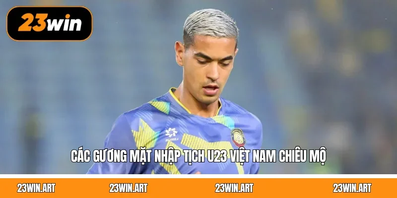 Các gương mặt nhập tịch U23 Việt Nam chiêu mộ
